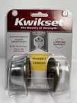 Kwikset Grade 3 Security Single Cylinder Deadbolt *new/sealed*. Fixed Price $12.99.
