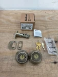Kwikset 665-5S.DS Double Cylinder Deadbolt , Antique Brass *read*. Fixed Price $19.99.