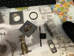 Kwikset 158 Sqt Smt Rcal Rcs Halifax Square Smartkey Deadbolt, Satin Nickel. Fixed Price $25.00.