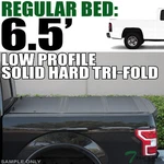 Topline For 1994-2002 Dodge Ram 6.5' Bed Low Profile Hard Tri Fold Tonneau Cover. Fixed Price $520.00.