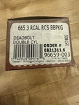 New Box Kwikset Deadbolt Lock Double Cylinder Brass 96659-003 Keys Included. Fixed Price $9.99.