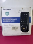 Yrhand A220 Bluetooth Smart Deadbolt Lock Nib Satin Nickel Box Damage. Fixed Price $61.98.