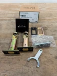 Emtek 8569US10B Square Style Brass Modern One-sided Deadbolt *for Parts Only*. Fixed Price $26.99.