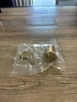 1" Baldwin 8322.033 Mortise Lock Cylinder With Keys-brass And Gold. Fixed Price $40.00.