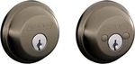 Schlage Lock Co B62N620 Double Cylinder Deadbolt Pewter 1-3/4" Door. Fixed Price $25.99.