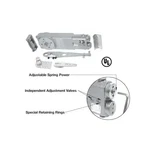 Crl 105 Hold Open Adjustable Spring Power Overhead Concealed Door Closer S-pack. Fixed Price $150.00.
