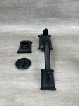 Kwikset Black Ashfield Handleset Deadbolt 800ADH Lip Parts Lot Replacement Incom. Fixed Price $31.87.
