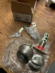 Kwikset 660 Deadbolt Lock, Satin Nickel Round Exterior Keyed Front Entry Door, P. Fixed Price $10.99.