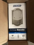 Schlage Encode Plus Smart Fi Deadbolt With Camelot Trim - Satin Nickel.... Fixed Price $239.99.