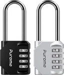 Pack 2.6 Inch Long Shackle Combination 4 Digit Outdoor Waterproof Padlock. Fixed Price $18.25.