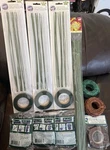 Lot 10 Wilton Floral Stems Gum Paste Wire & Darice Tape Grapevine Rope. Fixed Price $39.95.