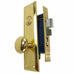 Marks 91A/3 Left Hand Polished Brass Apartment Entry Heavy Duty Mortise Lockset. Fixed Price $134.99.