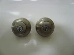 Society Brass Deadbolt Double Cyl Low Profile 716 15 Satin Nickel (kwikset). Fixed Price $25.99.