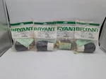 (2 Sets) Bryant 3431 & 3433 Non-nema Twist-lock Pairs 30A 120/208V 3-PHASE. Fixed Price $50.00.