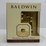 Baldwin Wave Lever 95455-030-LDM, Polished Brass Left Hand Half Dummy Latchset. Fixed Price $39.99.