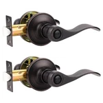 Probrico (2 Pack Privacy Door Lever Thumb Turn On The Inside ,locking. Fixed Price $59.18.