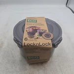 Locknlock Multi-size Food Storage Containers 6 Piece Set. Fixed Price $15.99.