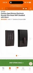 Schlage BE489WBVCAM716 Encode Smart Wifi Deadbolt - Aged Bronze. Fixed Price $199.99.