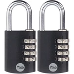 Yale 2 Pack 4 Digit Combination Outdoor Waterproof Padlock For Black. Fixed Price $14.07.