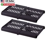Lockermate Adjust-a-shelf Black 2 Pack Adjustable Storage From Usa. Fixed Price $31.88.