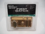First Watch Mcm Interlocking Deadbolt Brass Tone Nos 1105. Fixed Price $9.99.