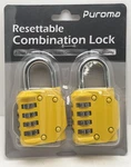 Puroma 2 Pack Combination For Locker 4 Digit Outdoor Waterproof Padlock .... Fixed Price $16.20.