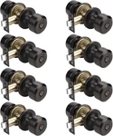 Oil Rubbed Bronze Privacy Door Knobs, Keyless Lock, 8 Pack For Home Use. Fixed Price $97.99.