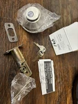 Faultless Satin Stainless Steel Single Cylinder Deadbolt Ansi Grade 1-3/4. Fixed Price $10.50.
