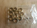 Pcs Hafele 210.04.062 Lock Cylinder Rosette - Bezel Nickel. Fixed Price $7.99.