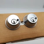 Falcon Deadbolt Double Cylinder Satin Chrome 2-3/8" Backset 930 Bore Usa Made. Fixed Price $17.99.