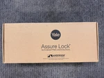 Yale YRM276-CB1-619 Anderson Patio Door Lever, Satin Nickel. Fixed Price $525.00.
