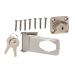 Everbilt 3-1/2 In. Stainless Steel Key Locking Hasp. Fixed Price $12.00.