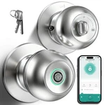 Multifunction Keyless Entry Smart Door Knob Lock Silent Fingerprint Auto App. Fixed Price $39.99.
