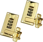 2PCS Luggage Combination Lock, Toolbox Hasp With 3 Digit Passw. Fixed Price $18.12.
