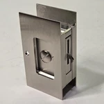 Emtek 2108US15 Modern Rectangular Privacy Pocket Door Lock - Satin Nickel. Fixed Price $34.99.