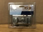 First Watch Satin Nickel Night Latch, No 1105-SN. Fixed Price $14.99.