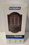 Schlage Encode Smart Wi-fi Deadbolt Camelot Aged Bronze BE489WB 716. Fixed Price $169.99.