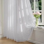 Fmfunctex Sheer Non-see-through Grey Curtains For Bedroom, Faux Silk That Let Li. Fixed Price $47.57.