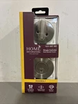 Home Decorators Square Single Cylinder Deadbolt Satin Nickel 1011 857 561 New. Fixed Price $23.99.