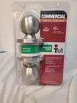 Tell Manufacturing Cl 500197 Light Duty Satin Chrome Passage Door Handle New. Fixed Price $13.19.