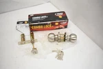 Premier Lock Combo Set Single Cylinder Deadbolt Knob 6 Keys ED03 Satin KW1. Fixed Price $19.98.