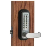 Mechanical Keyless Lever Lock With Passage Single Combination Satin Chrome. Fixed Price $340.55.