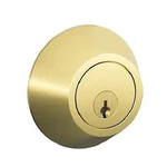 Schlage JD60605 Series Single Cylinder Deadbolt Finish: Bright Brass. Fixed Price $42.17.