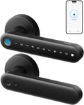 Eufy Security Smart Familock C32, Fingerprint Keyless Door With Handle. Fixed Price $95.51.