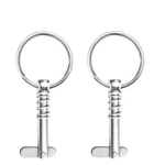2 Pcs Quick Release Pin 1/4" Diameter W/ Drop Cam & Spring, Overall Length 1..... Fixed Price $11.91.