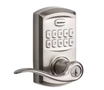 Kwikset Smartcode 917 Satin Nickel Keypad Electronic Single-cylinder Tustin Door. Fixed Price $117.00.