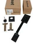 New Kwikset Smart Key 687AMD Lip 514 Smt Rcal Rcs Amador Handleset - Iron Black. Fixed Price $74.99.