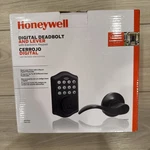 Honeywell Matte Black Keypad Deadbolt Entry Handle Set. Fixed Price $73.80.
