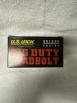 Lock Big Daddy Single Duty Deadbolt US1600 Brass Finish. Fixed Price $20.00.