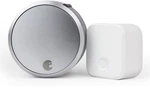 August Smart Lock Pro W/ Connect Wi-fi Bridge, Kit 3RD Gen Technology Gray. Fixed Price $85.00.